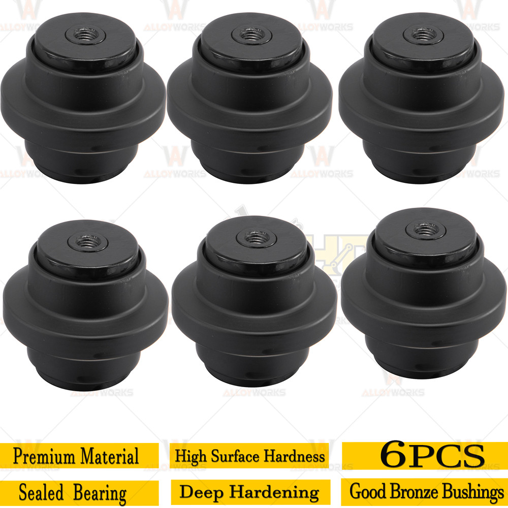 6PCS Bottom Roller For Bobcat 323 E17 E16 E17Z E19 E20 335 430 323 324 E20 E20Z