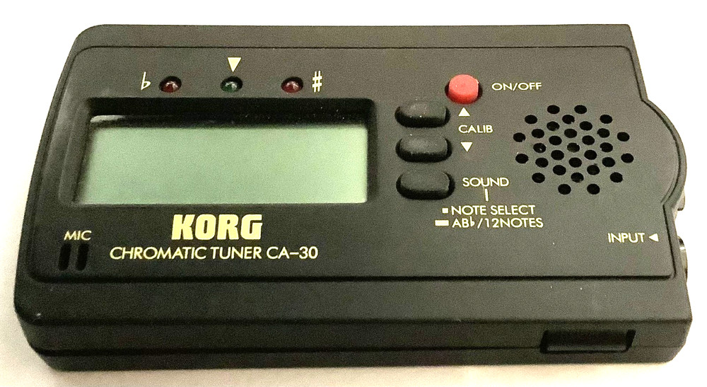 KORG Chromatic Tuner CA-30 - Tested / Working - Includes Box + Instructions