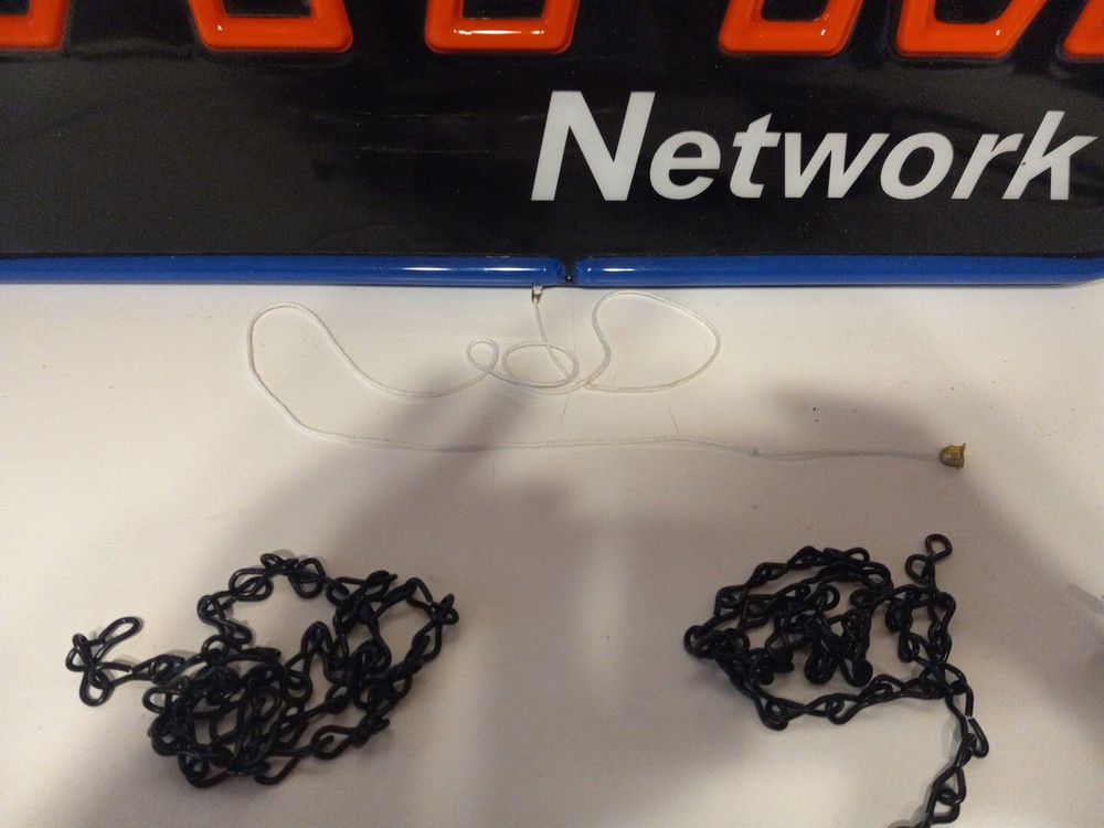 ATM Network Lighted Hanging Sign Pull Chain Store Sign Business