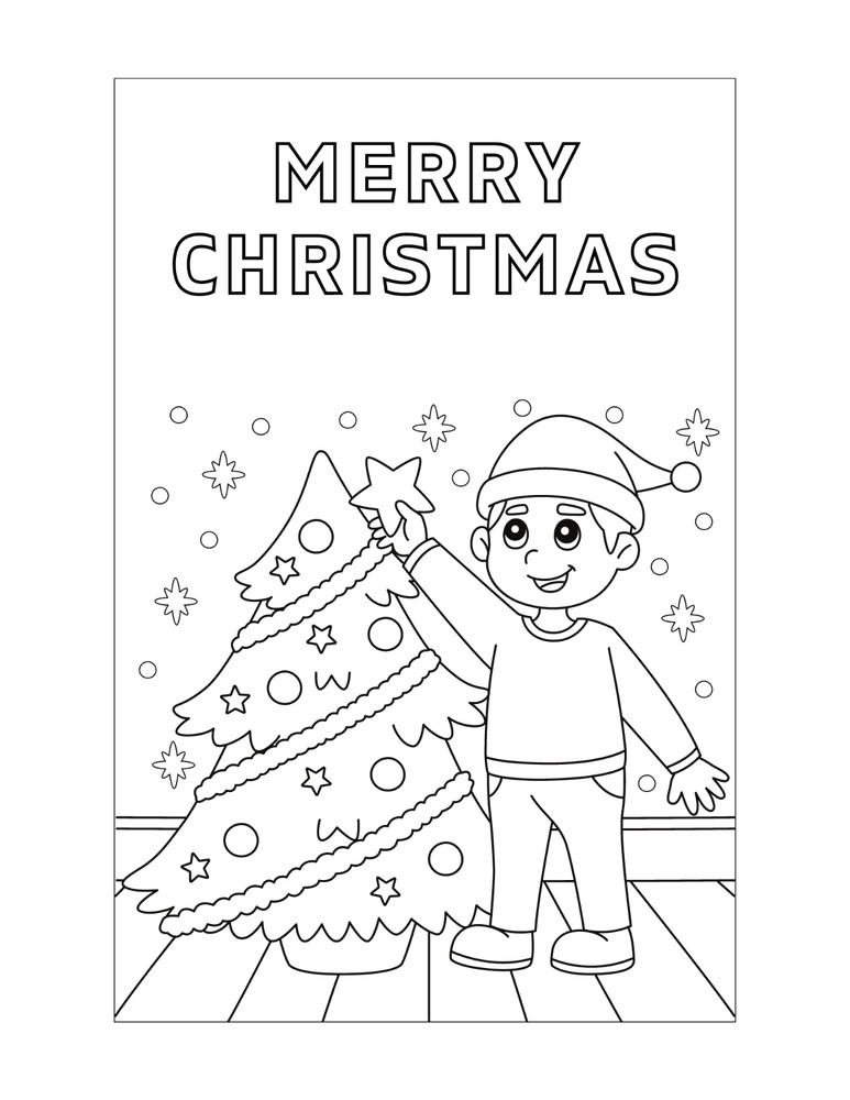 Christmas Activity Coloring Book eLearning INSTANT DIGITAL DOWNLOAD