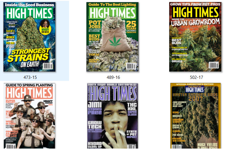 High Times Super Large Bundle Mainly Complete 1974-2018 Collection Plus Bonuses