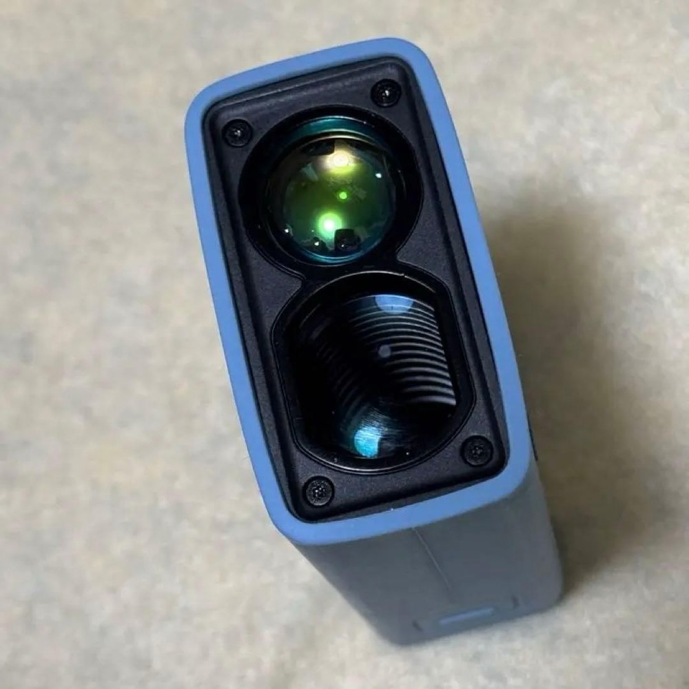 Golfzon CaddyTalk Cube Golf Rangefinder Silver with USB Cable & White Case