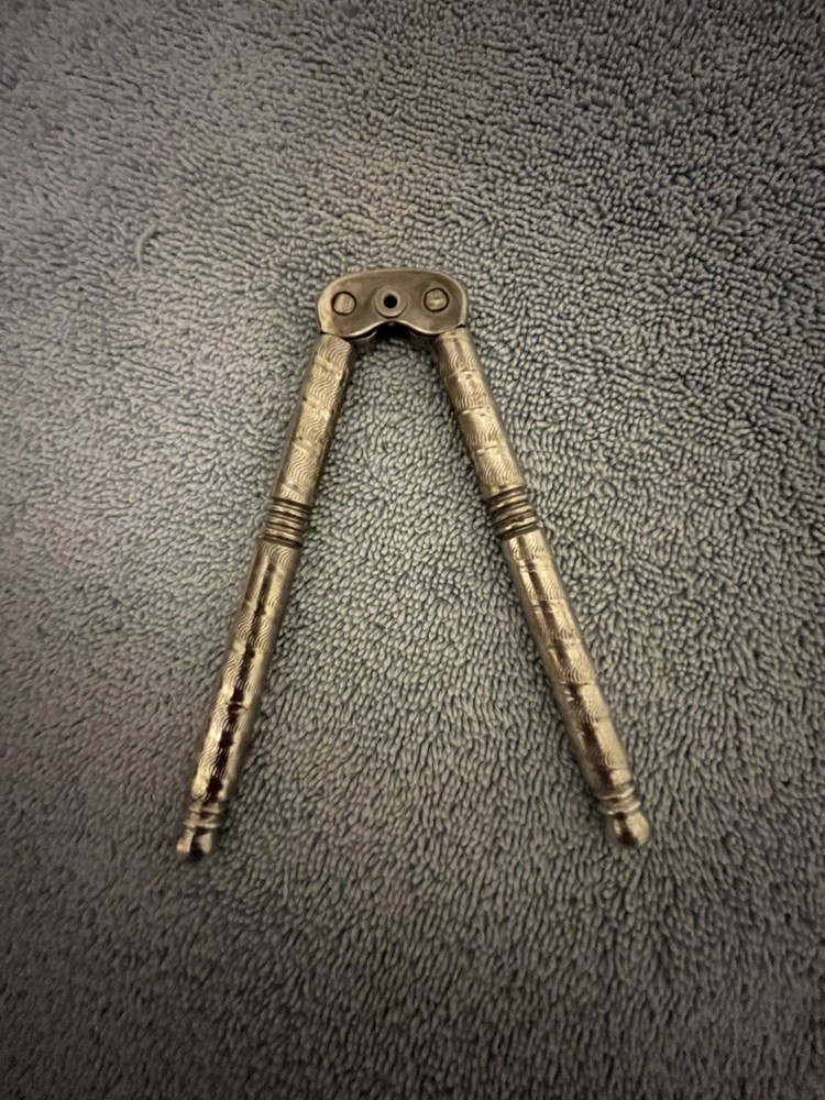 Vintage Pair HMQ Metal Tool Shell Nut Crackers