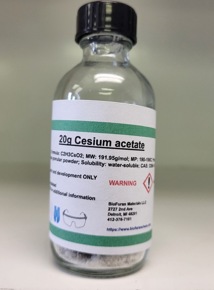 Cesium acetate, CAS 3396-11-0