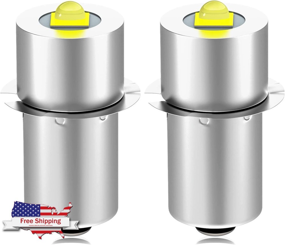 2 Count Maglite 360L Led Bulb 3 4 5 6 Cell C D Flashlight Upgrade Replacement