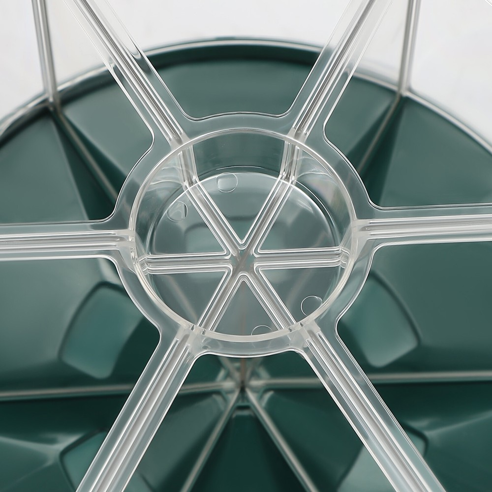 Rice Storage Container with 6 Compartments – Rotatable, Airtight Design