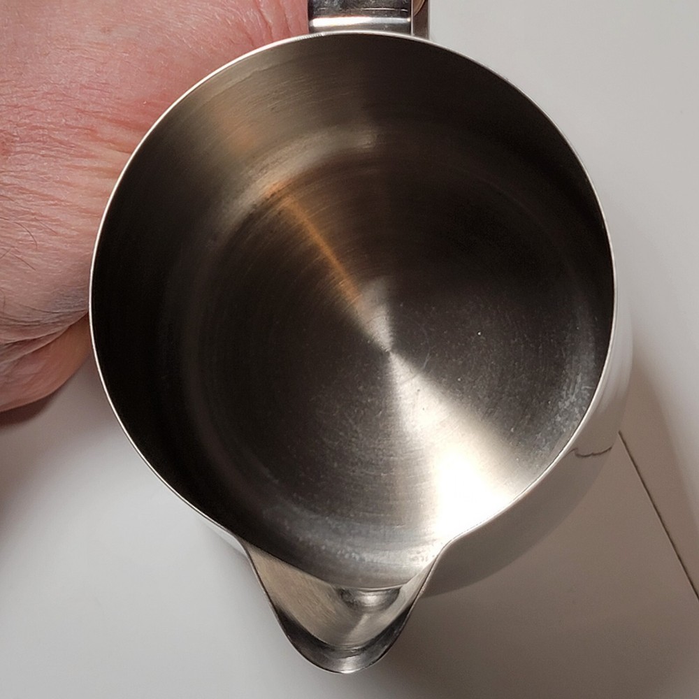 Sur La Table Stainless Steel Steam Pitcher Approx 4" Tall GUC