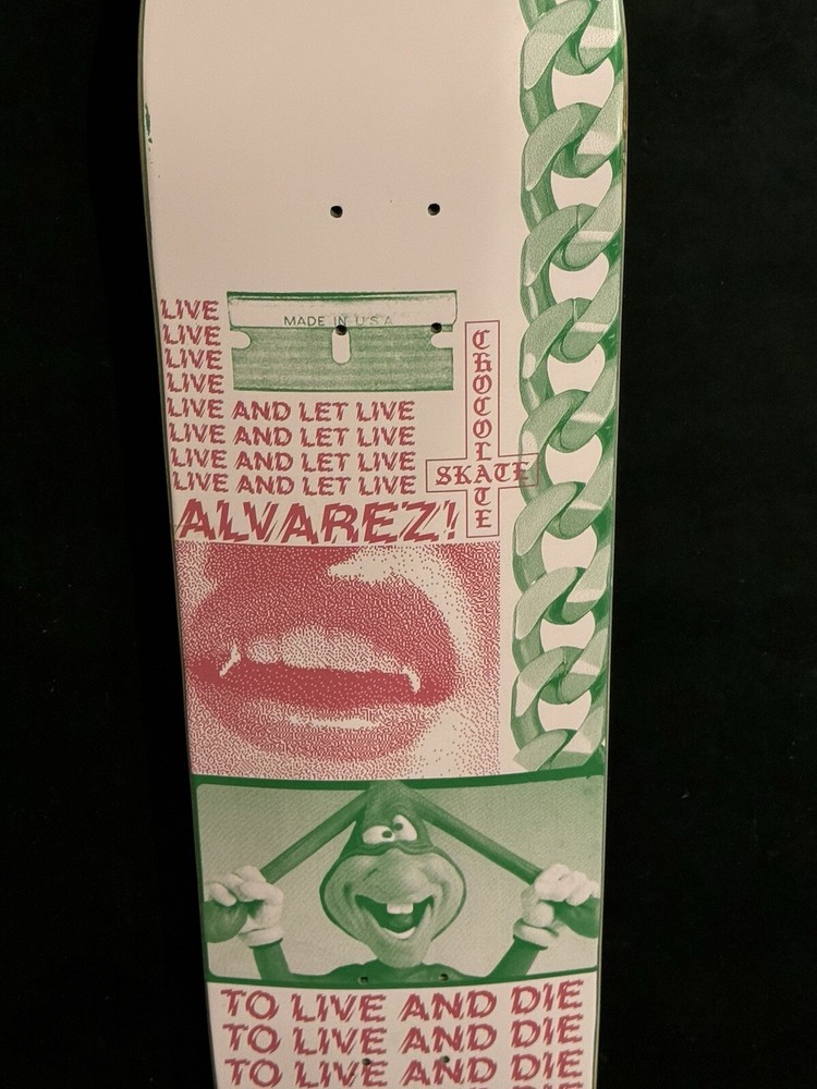 Chocolate Alvarez Live and Let Live Skate Deck