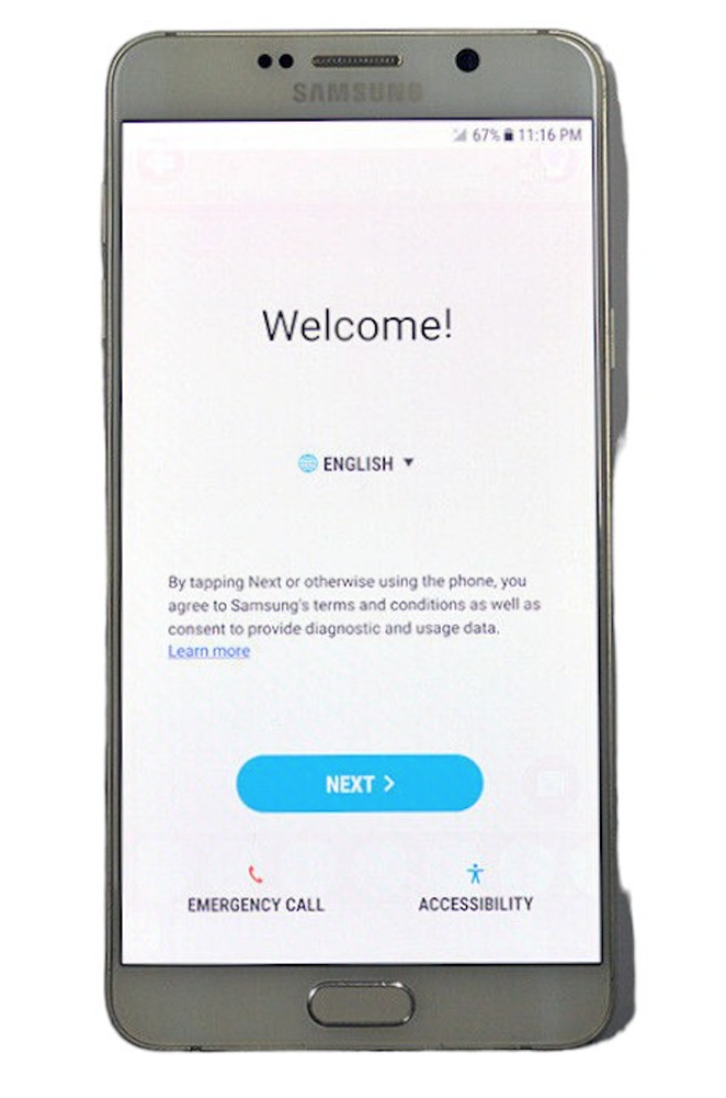 OEM Samsung Galaxy Note4 Edge LCD Screen Digitizer + Midframe (Shadow) - Grade A