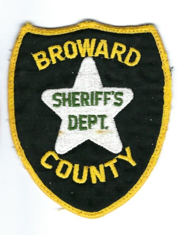 *VINTAGE* Broward County Florida FL Sheriff's Dept. duty-worn patch