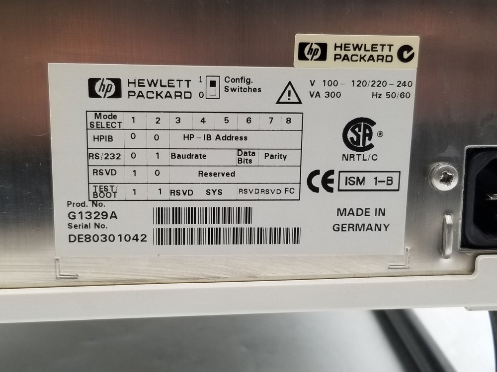 HEWLETT PACKARD 1100 SERIES G1329A ALS