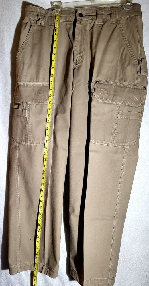Duluth Trading - Flex Fire Hose® Canvas Cargo Mens Pants - 2 Pair - Size 34