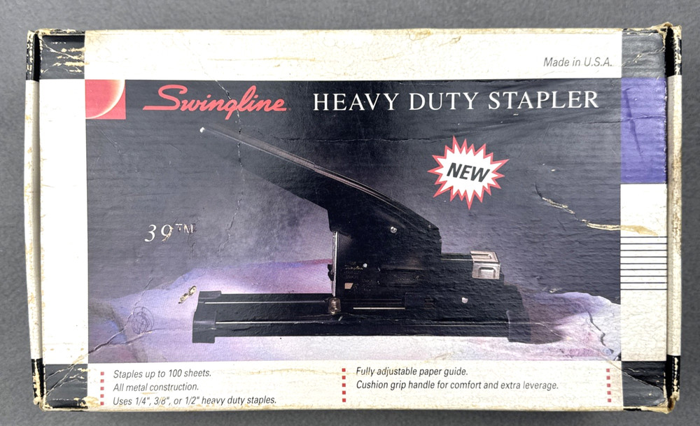 Swingline 39 Heavy Duty Tabletop Stapler 100 Sheet Capacity And Staples