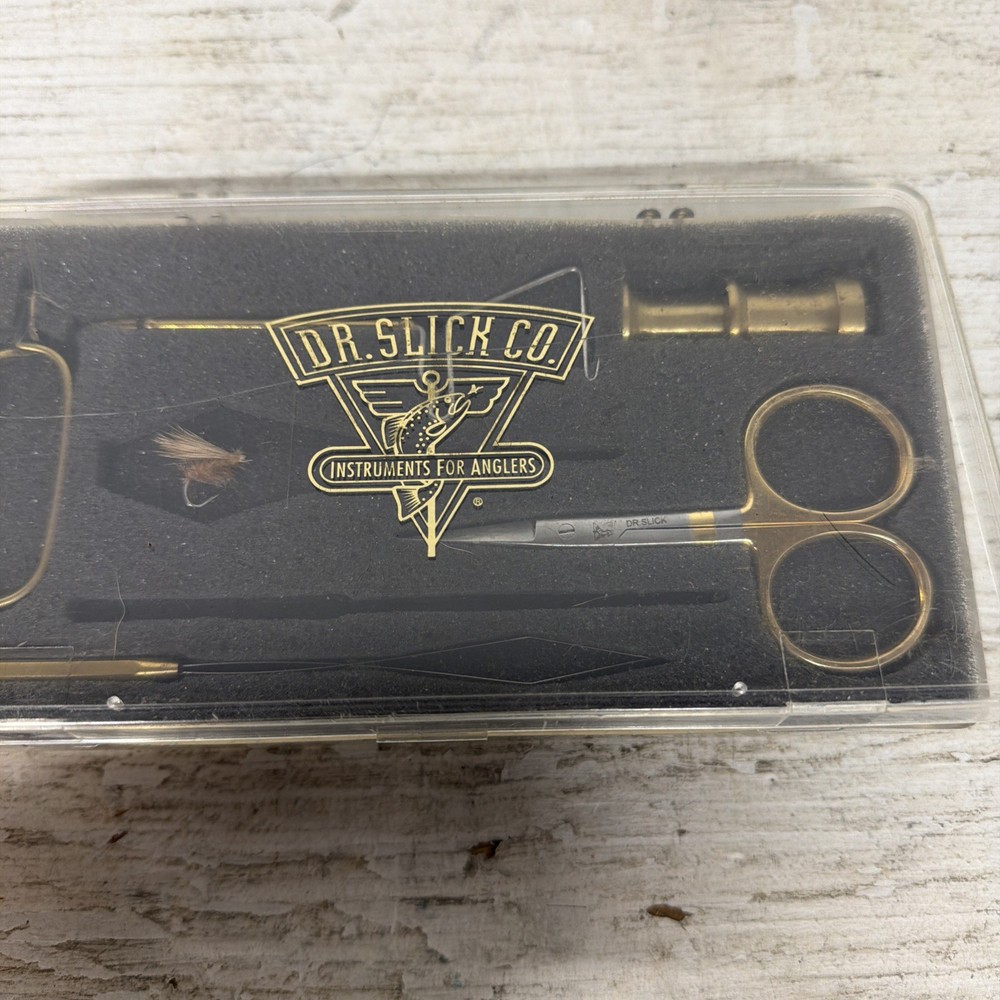 Dr. Slick Brass Fly Tying Gift Set 5 pcs Missing 2 Pieces.