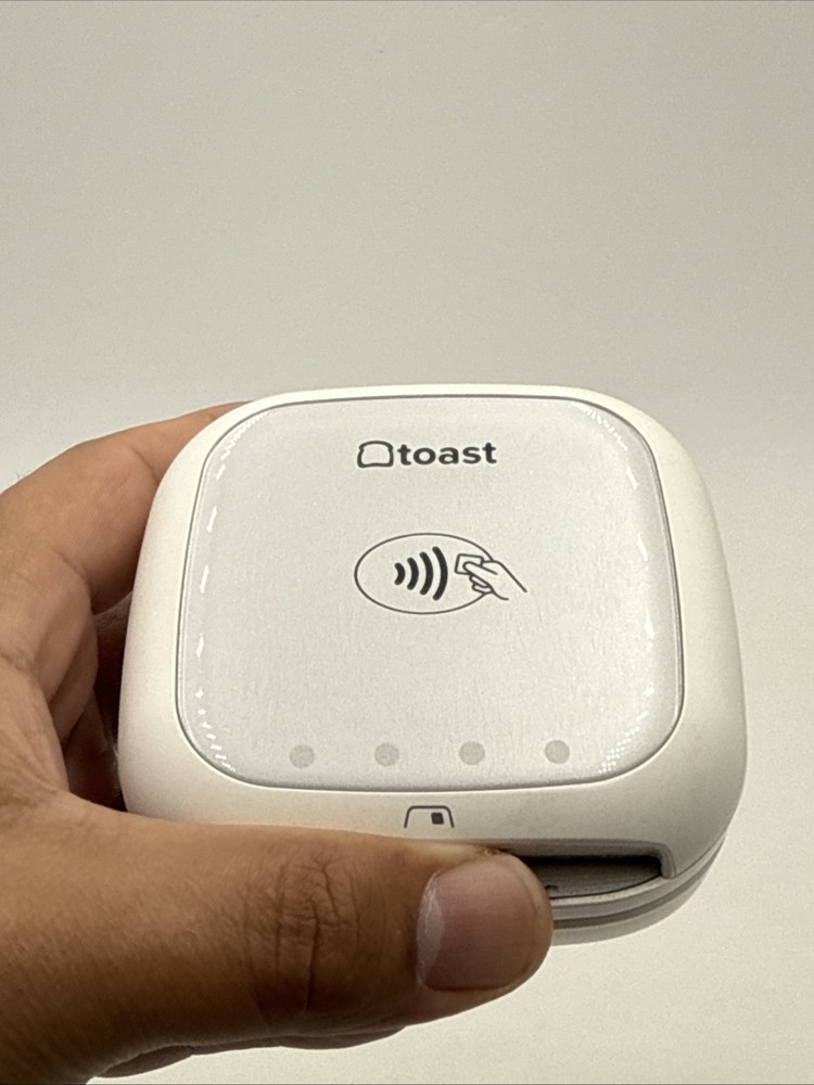 Toast TD200W Flex Payment Device Tap Card Reader White Powers On