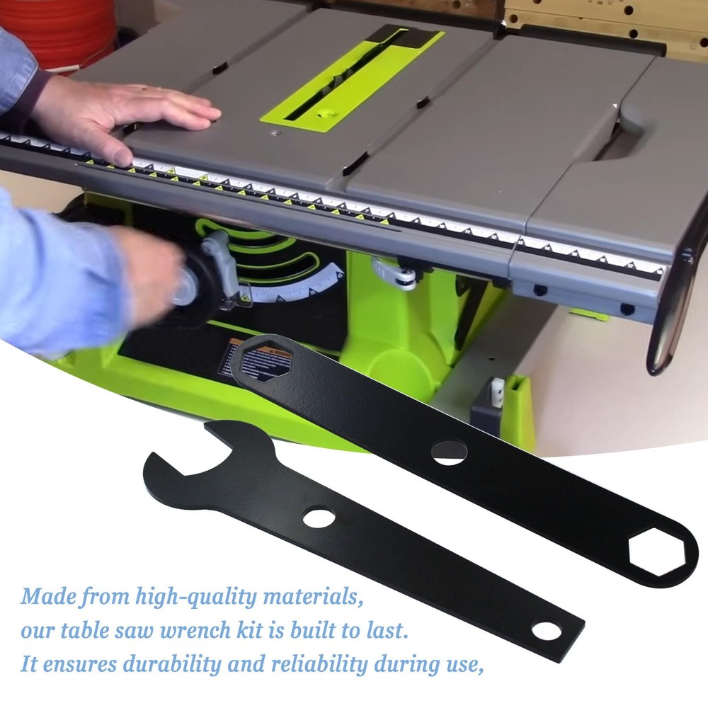 Table Saw Wrench Set Replacement Fits 10 Inch Blades Multi Tool Adjustment Kit
