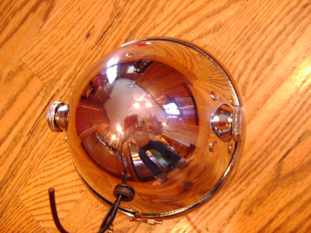 CUSTOM CHOPPER 12 VOLT SIDE MOUNT HEADLIGHT 5 3/4" BSA TRIUMPH HARLEY BOBBER