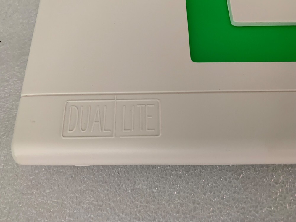 Exit sign emergency light combo COVER ONLY Dual lite hubbell
