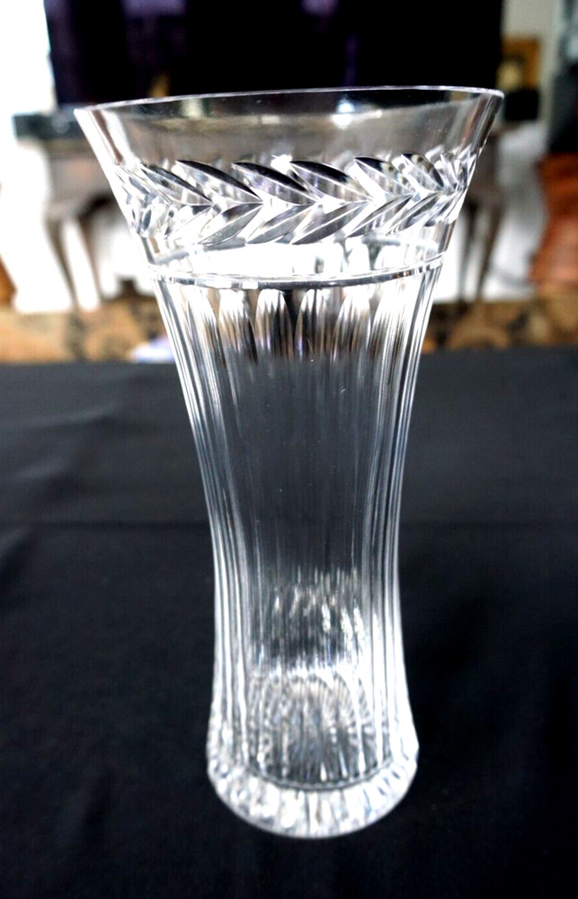 Beautiful Stuart Crystal Senator Tall Vase