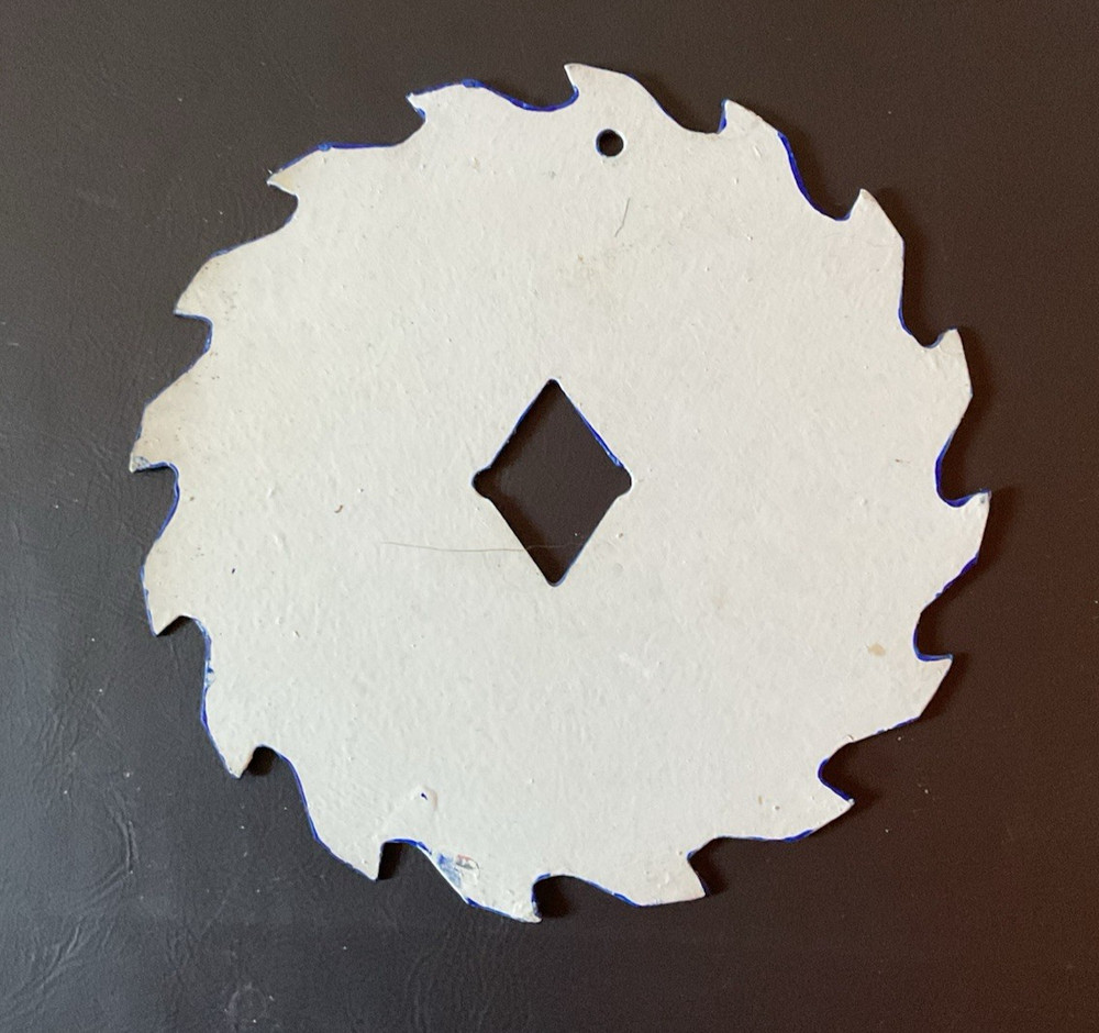 Hand Painted Saw Blade Moon Bedtime 5”