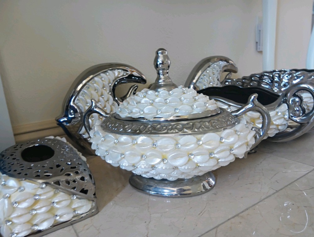Collectors Silver Bowl With Lid