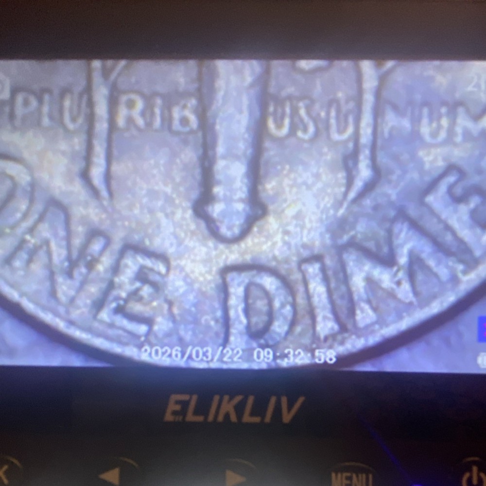 Mint mark Error , 1966 Roosevelt Dime 10C Circulated US .