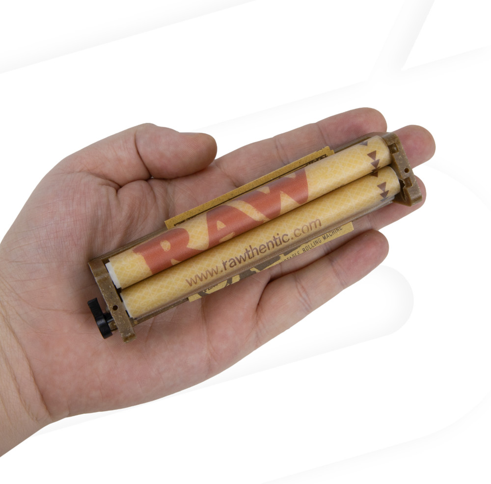 RAW Classic Hemp Plastic 2-Way Roller Adjustable Rolling Machine 110mm| 12 units