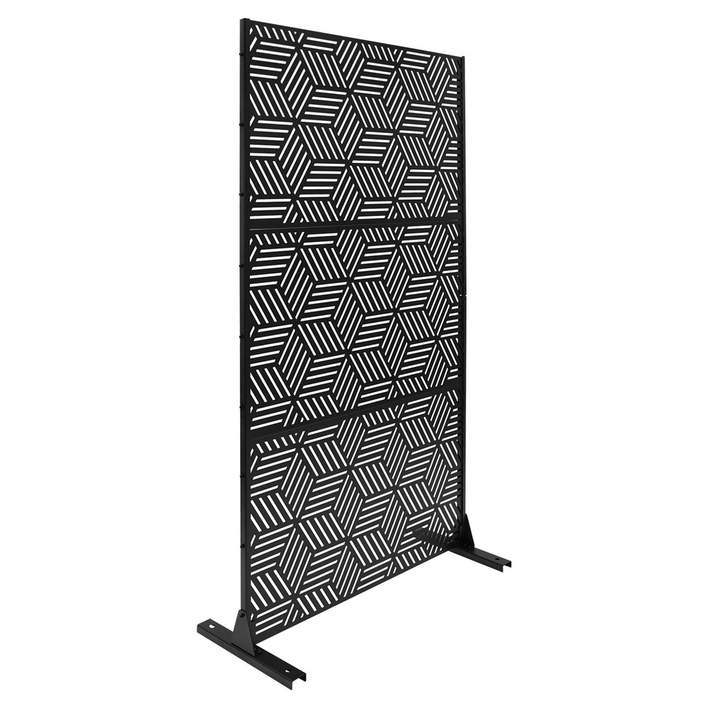 1 Panel Room Divider Screen Room Divider Panel Hollow Out Privacy Metal Screen