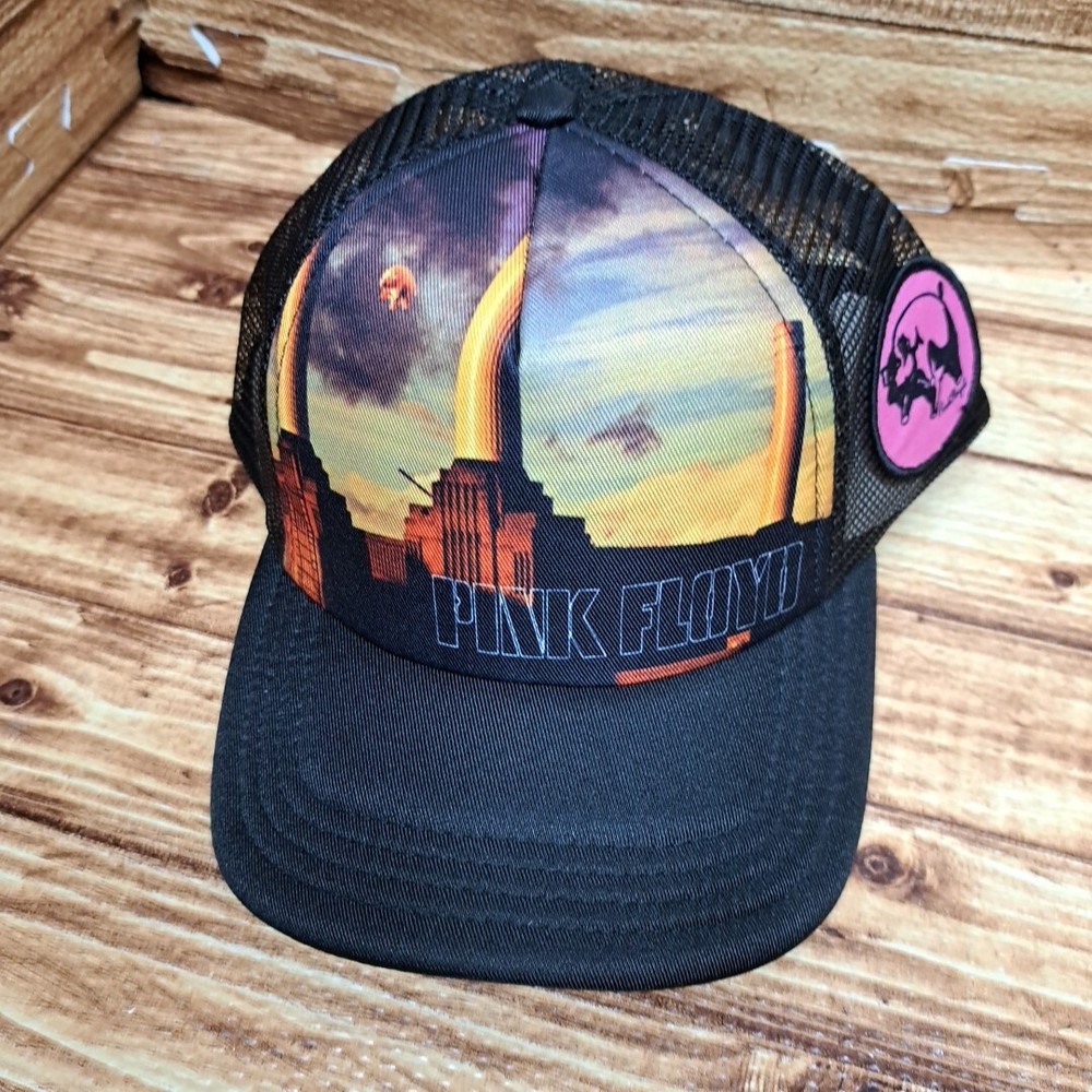 Animals Pink Floyd Snapback Trucker Hat Multi-Color Pig Cap Perryscope Licensed