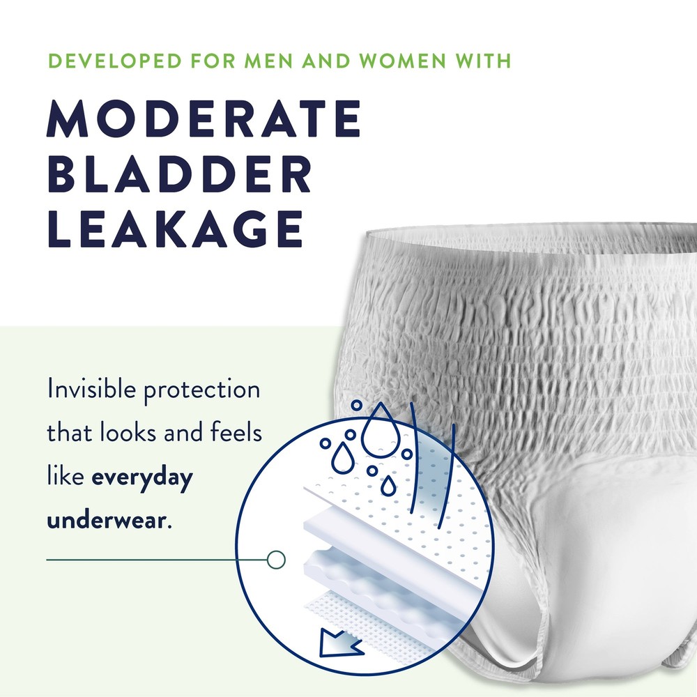 Prevail Disposable Underwear Large 80 Ct