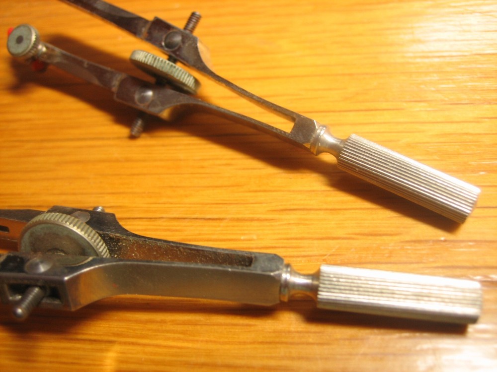 ALVIN CO. GERMANY DRAFTING TOOLS COMPASS DIVIDER SET OF 2