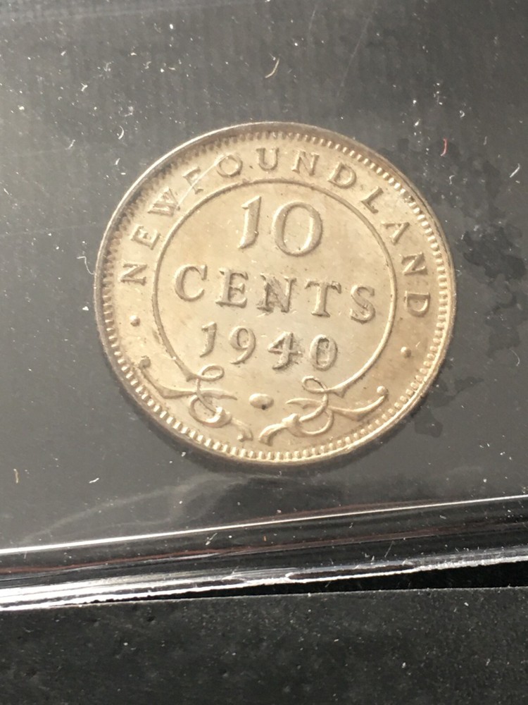 1940 ICCS Graded Newfoundland ¢10 Cent **MS-63**