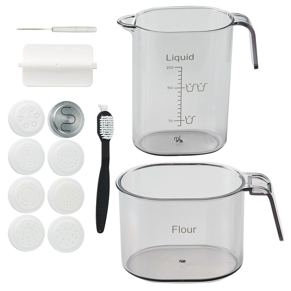Electric Pasta Maker Automatic Noodle Making Machine with 8 Pasta Shape