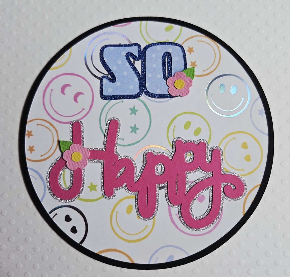 So Happy Title. Scrapbook, Card Making Paper Piecing