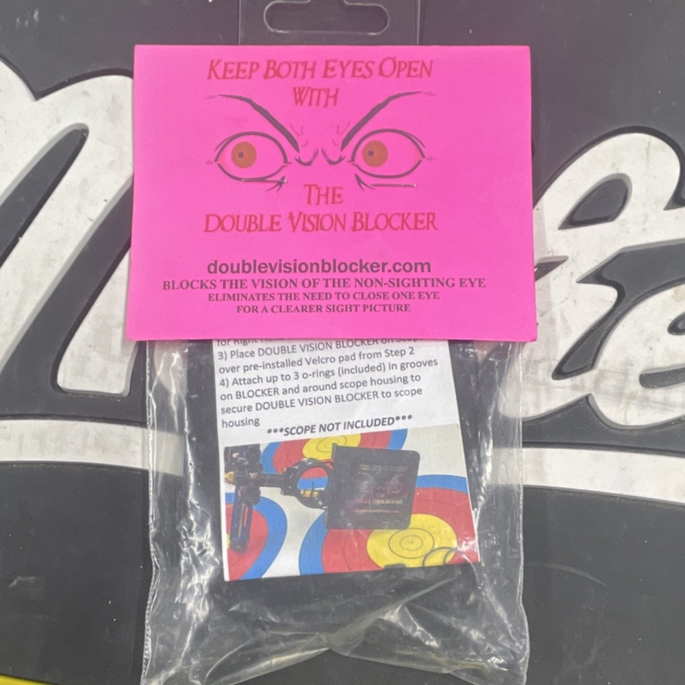 Top Bow Archery Double Vision Blocker Black Pink Archery Accessory