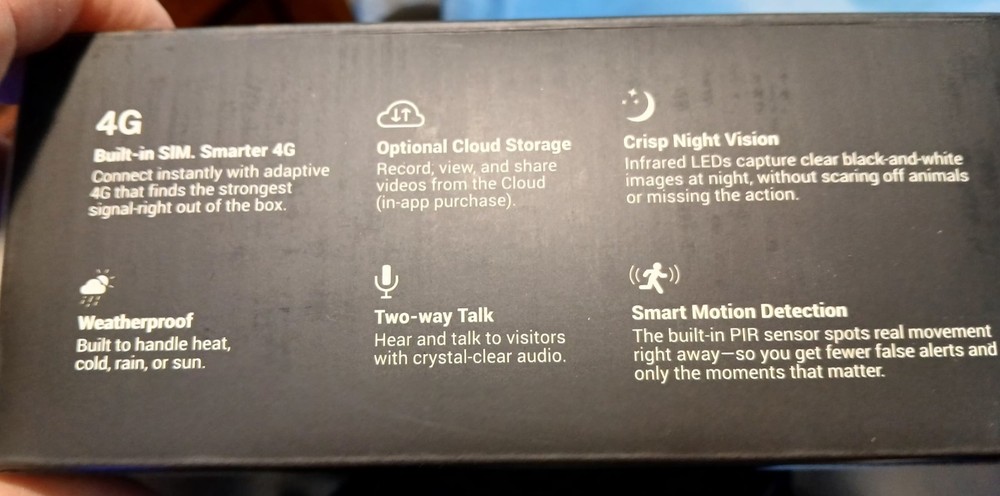 4G CELLULAR TRAIL CAMERA Solar Powered (built In Sim Card) Two Way Talk!