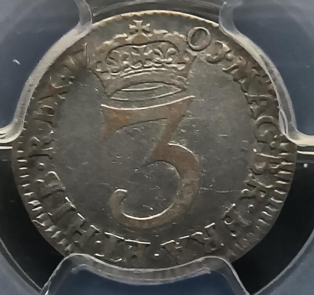 ENGLAND WILLIAM III Silver Threepence 1701