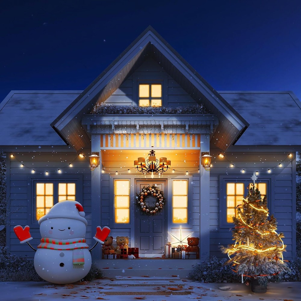 Porch Light with Socket, Waterproof Rustproof Aluminum with GFCI Socket (Black)