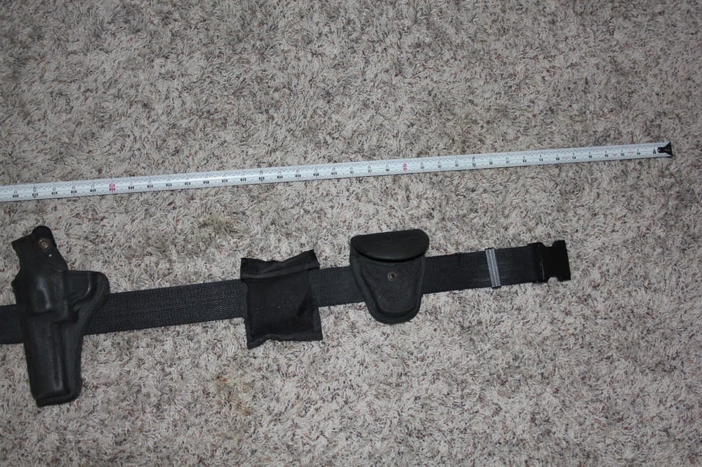 police nylon duty belt LH holster
