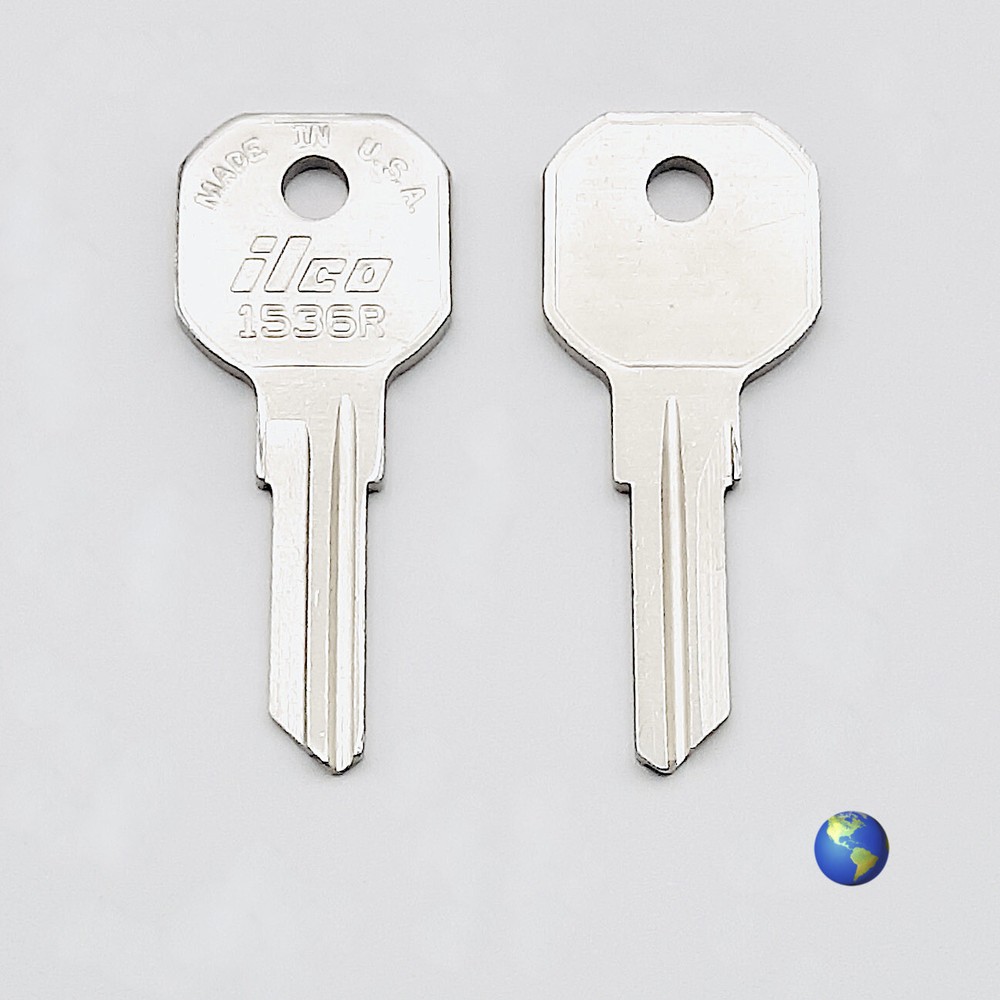 1536R Key Blanks for Various Products by Hurd (2 Keys)