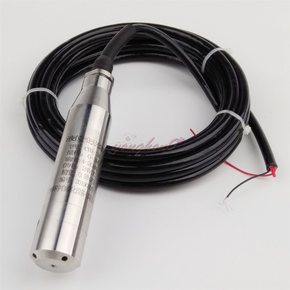 4-20MA Water Level Transmitter Liquid Level Transducer Sensor 0.5m Range