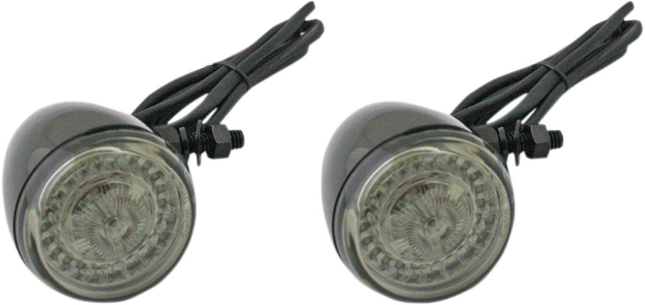 CUSTOM DYNAMICS PB-UNV-ECE-AW-B Universal Front Turn Signal with White Halo and