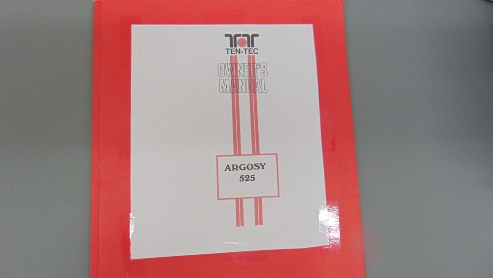 Ten-Tec Argosy 525 Transceiver Manual + Schematics & Service / Op Info PRINTED