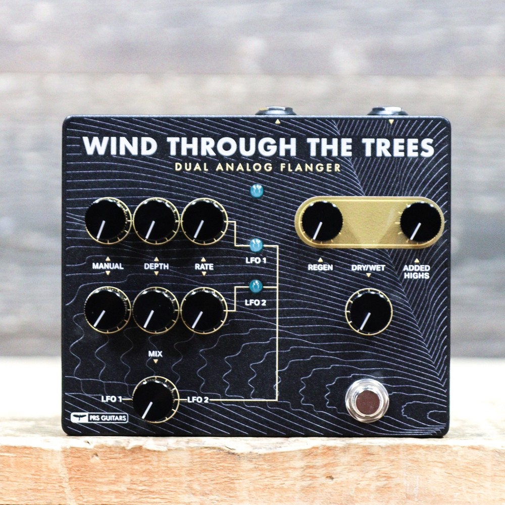 PRS Wind Through the Trees Dual Analog Flanger True Bypass Effect Pedal w/Box