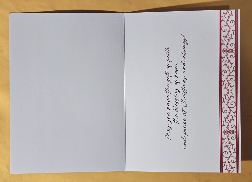 Merry Christmas Greeting Card (+ Envelope 5x7").