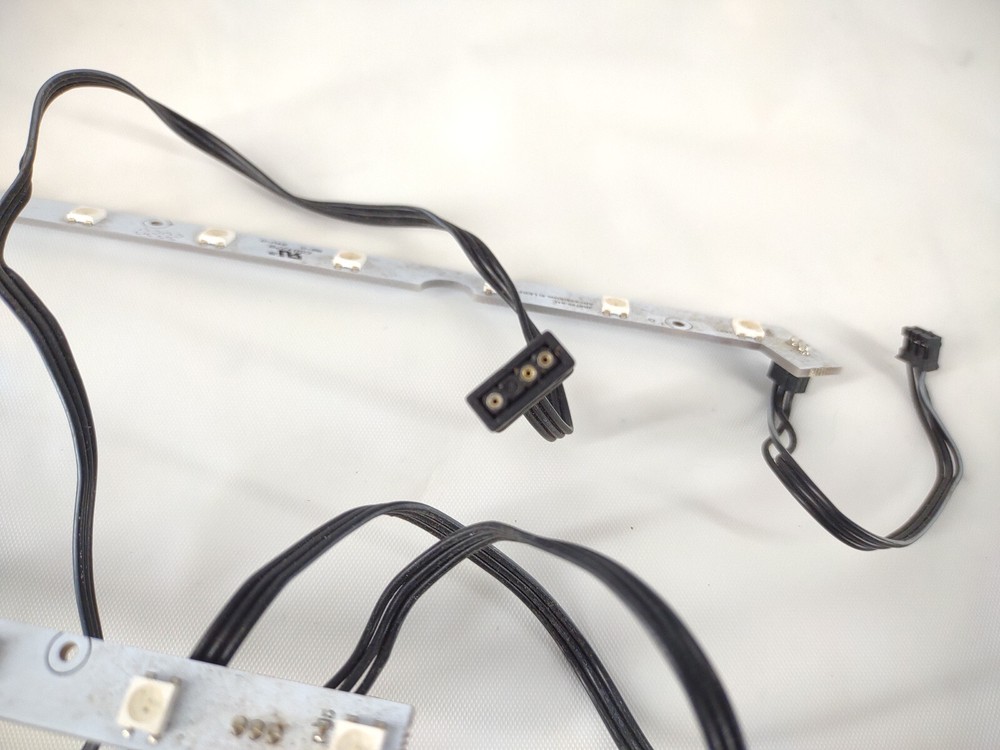 PC RGB LED Strip Light White for Computer Case Accessory Black w/ Cable