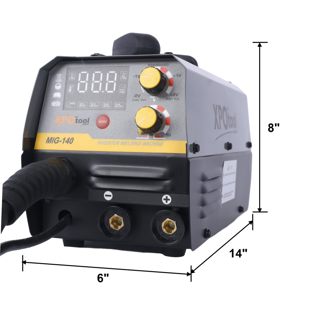 140A Multiprocess Welding Machine Gasless MIG MIG/Solid Wire/Lift TIG/Stick ARC