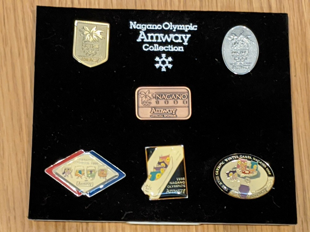 1998 Amway Collection Nagano Olympic Pins