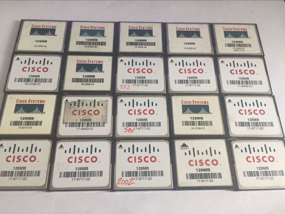 20X Original Cisco 128MB Compact Flash CF card Memory card