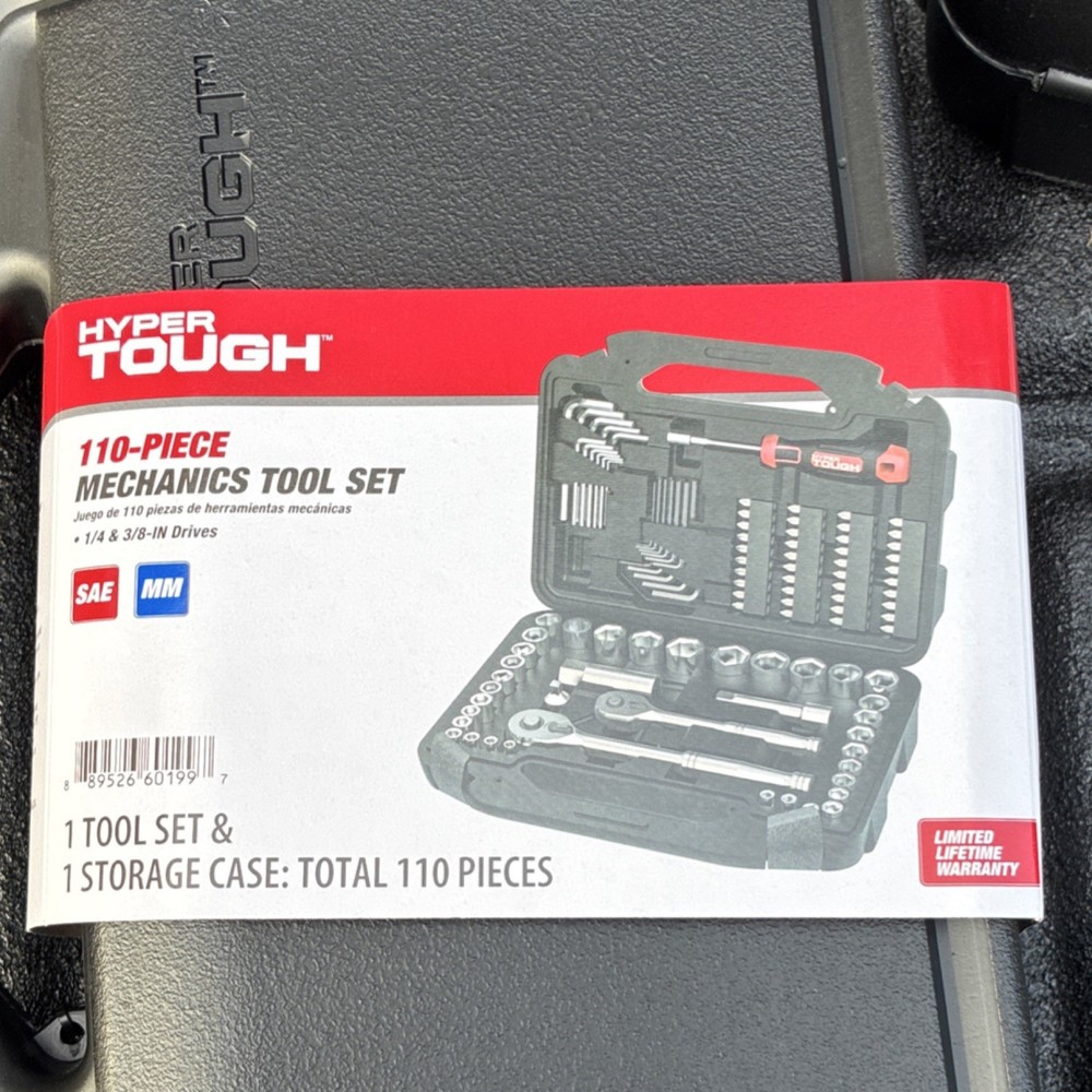 Hyper Tough Brand New 110 Pc Tool Set
